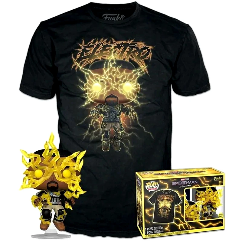 FUNKO Funko Pop! Box - Marvel Spider-Man: No Way Home - Electro POP! με T-Shirt (M)