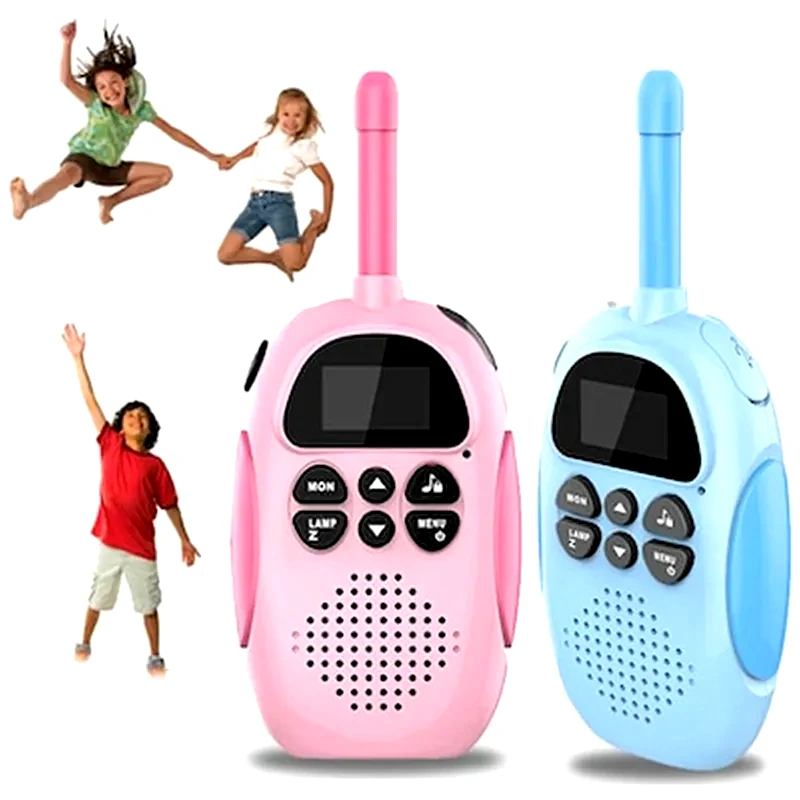 OEM Σετ 2 Παιδικά Ασύρματα Walkie Talkie Με Φακό Led Με Vox Και 22 Κανάλια – Πομποδέκτες Children Interc
