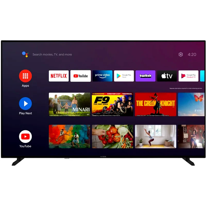KYDOS Kydos QLED 65 4K Android Τηλεόραση K65AU22SQ01B