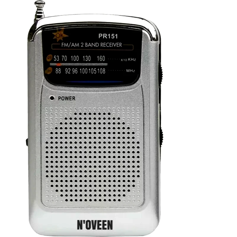 NOVEEN Φορητό Radio Noveen PR151 - Ασημί