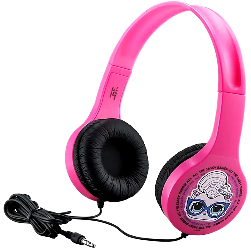 EKIDS Ekids Lol Surprise Remix Ενσύρματα Ακουστικά Με Ασφαλή Μέγιστη Ένταση Ήχου Για Παιδιά Ll-v126 Ροζ Ακουστικά Κεφαλής
