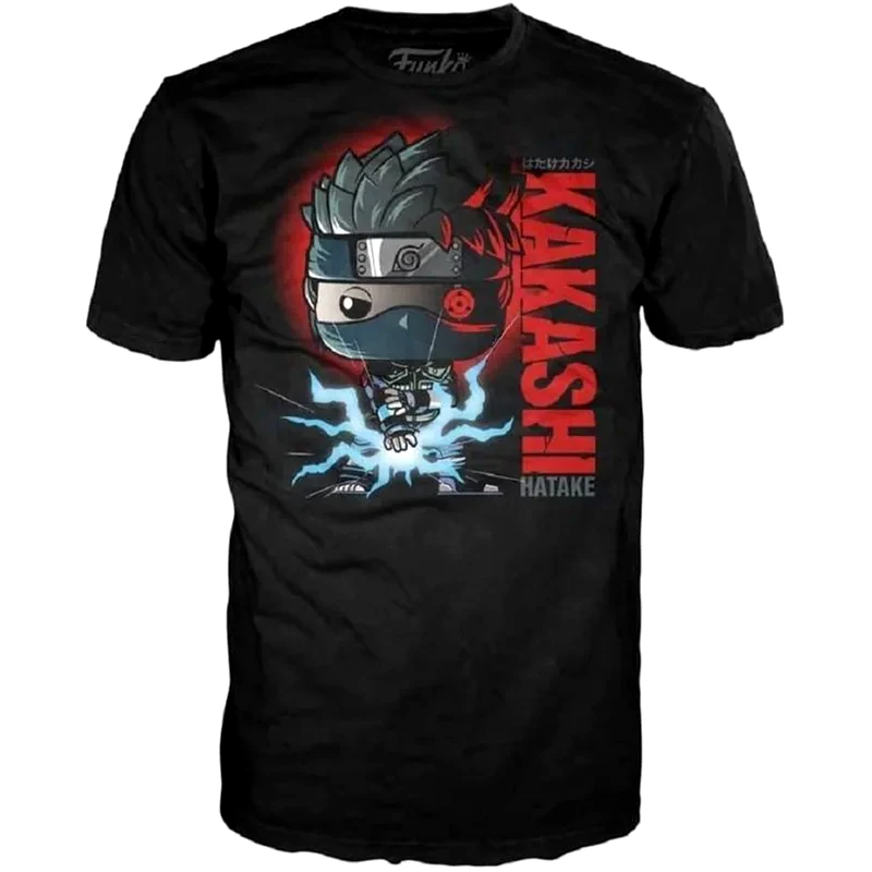 FUNKO Funko Pop! Tee: Naruto Shippuden - Kakashi Hatake Black T-shirt (xl)