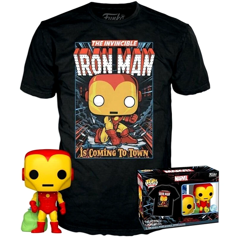 FUNKO Funko Pop! Box - Marvel Comics - Iron Man POP! με T-Shirt (L)