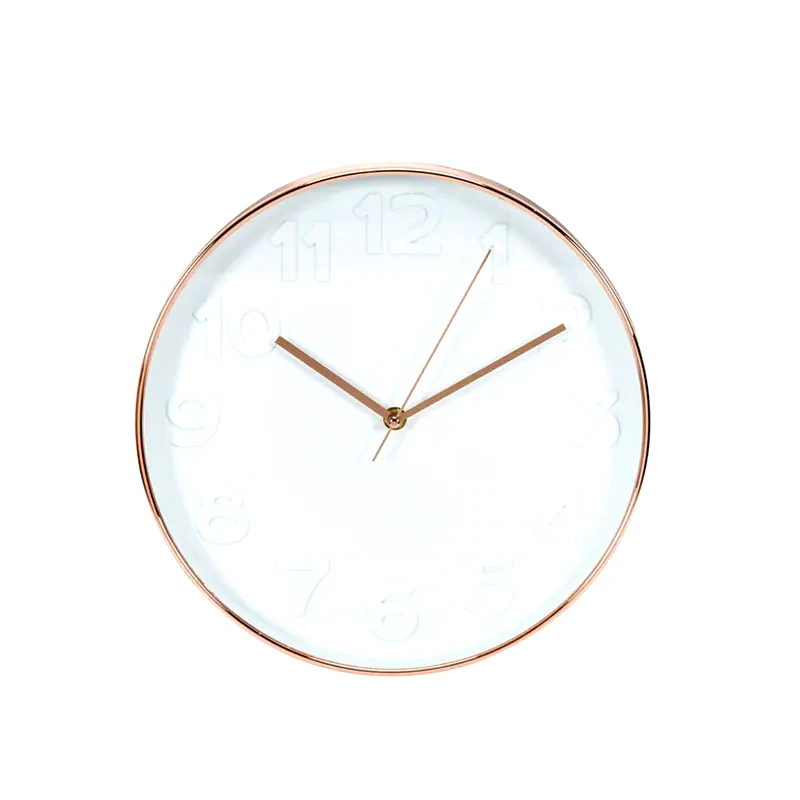 HOME DECO FACTORY Αναλογικό Ρολόι Home Deco Factory Τοίχου 30 cm - Χάλκινο
