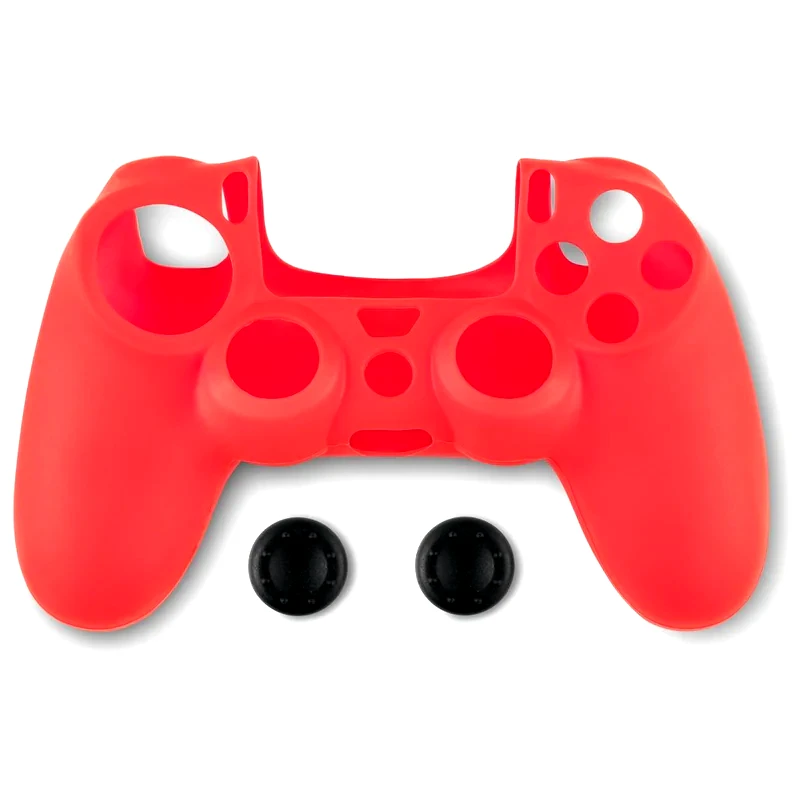 SPARTAN GEAR Spartan Gear Θήκη Σιλικόνης Χειριστηρίου PS4 - Κόκκινο