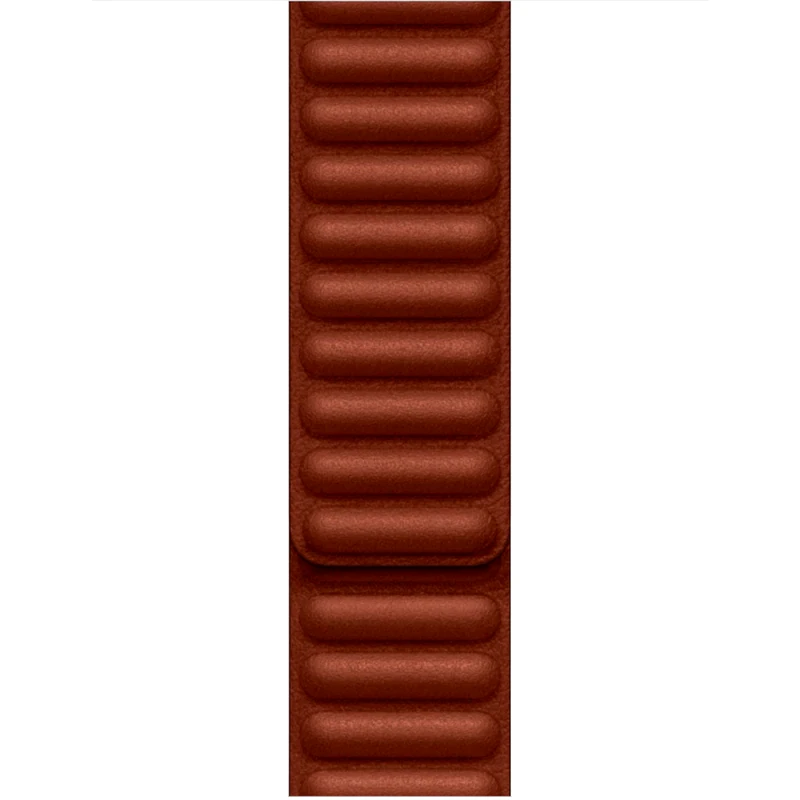 APPLE Λουράκι Apple Leather Link S/M για Apple Watch 41mm - Καφέ