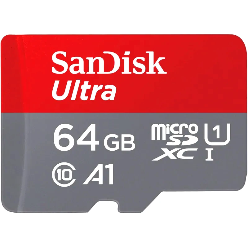 SANDISK Κάρτα Μνήμης MicroSDXC Sandisk Ultra A1 64GB + SD Adapter 140MB/s SDSQUAB-064G-GN6MA