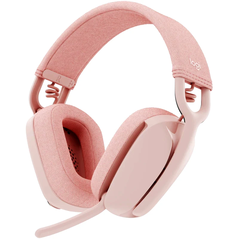 LOGITECH Ακουστικά Headset Logitech Zone Vibe 100 με Μικρόφωνο - Ροζ