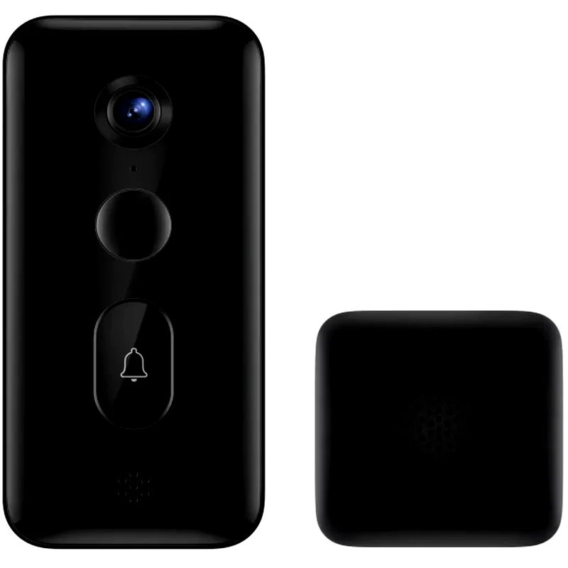 XIAOMI Κουδούνι Πόρτας Xiaomi Smart Doorbell 3 με Αμφίδρομη Επικοινωνία Ήχου - Μαύρο