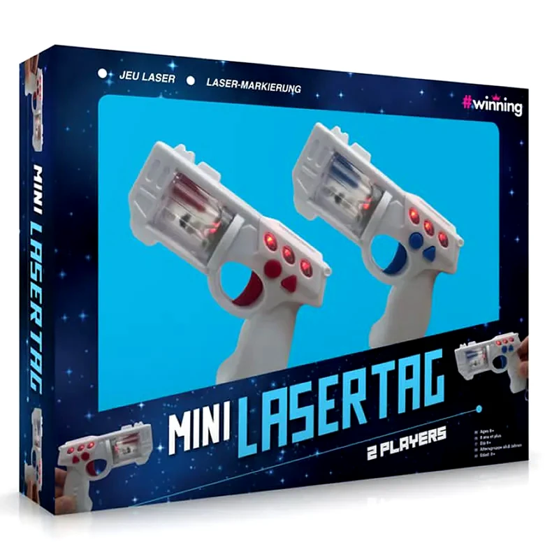 WINNING Laser Tag Winning - Mini Συναρπαστικό Φορητό Παιχνίδι Με Φωτισμό Και Μπρελόκ Κλειδιών