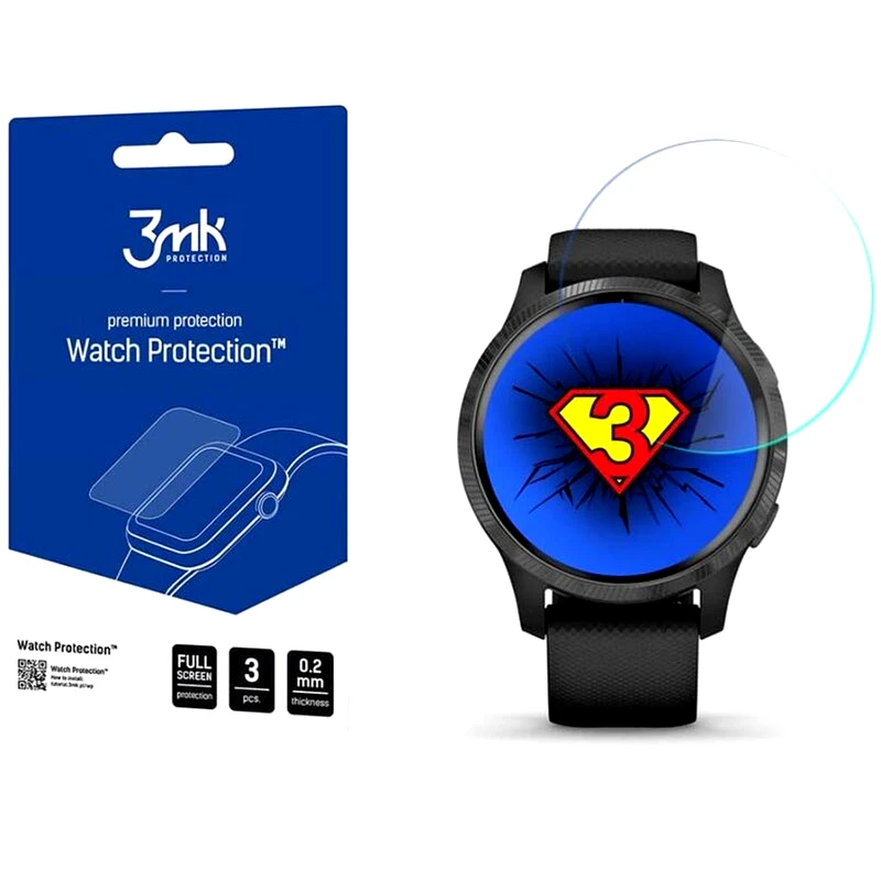 3MK Προστασία Οθόνης 3MK Watch ARC για Garmin Venu 2 (3τμχ)