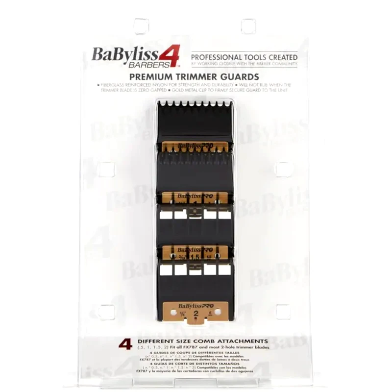 BABYLISS PRO Σετ Με 4 Σχάρες / Χτενάκια Για Trimmer Babyliss Pro FXPTGE-320 Premiun Guards