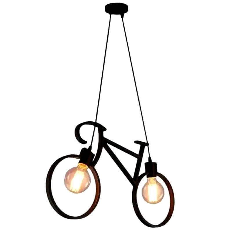 ΧΑΤΖΗΚΟΝΤΙΔΗΣ ΑΕ Φωτιστικό Οροφής Δίφωτο Χατζηκοντίδης C10 Bikeb Μεταλλικό - Μαύρο