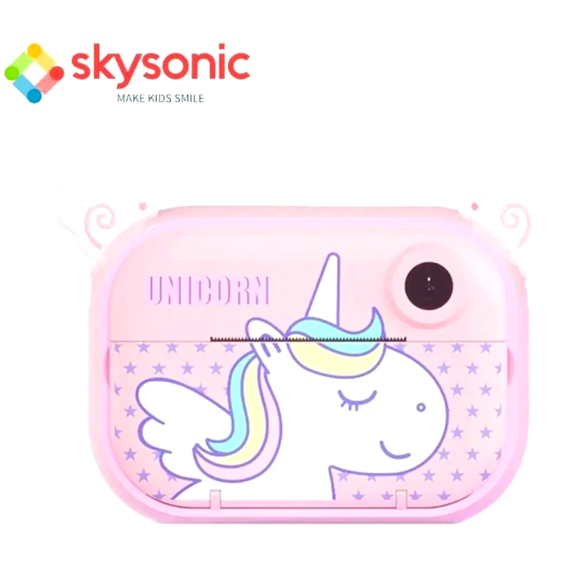 SKYSONIC Skysonic Instant Παιδική Φωτογραφική Κάμερα - Ροζ Μονοκεράκι