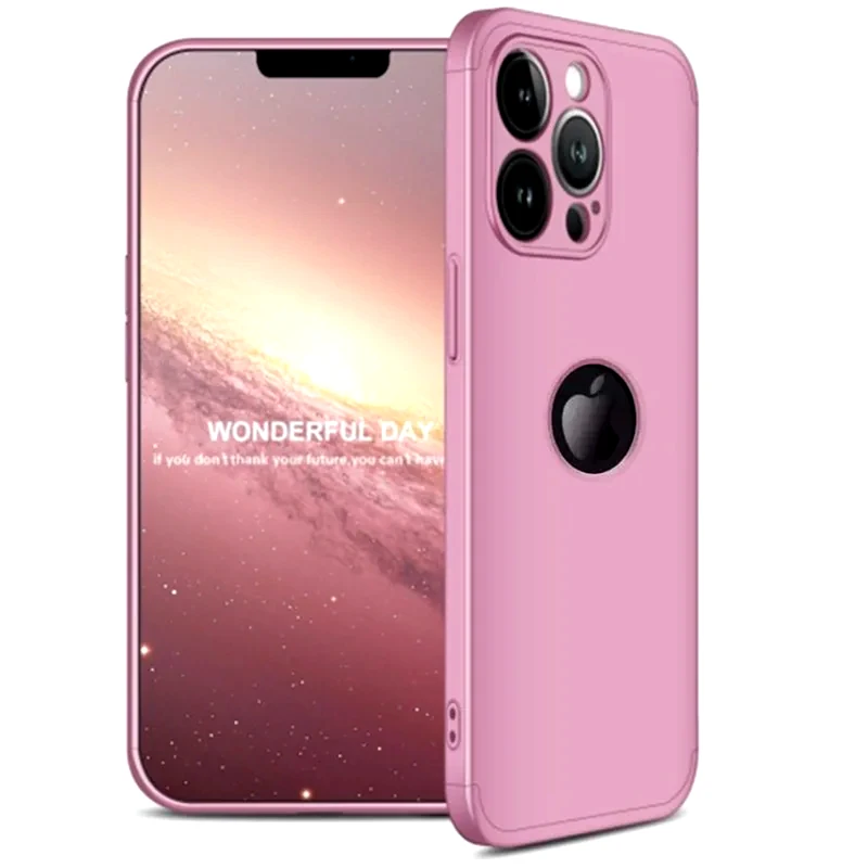GKK Θήκη Apple iPhone 13 Pro - GΚΚ 360 Full Body Protection - Ροζ Χρυσό
