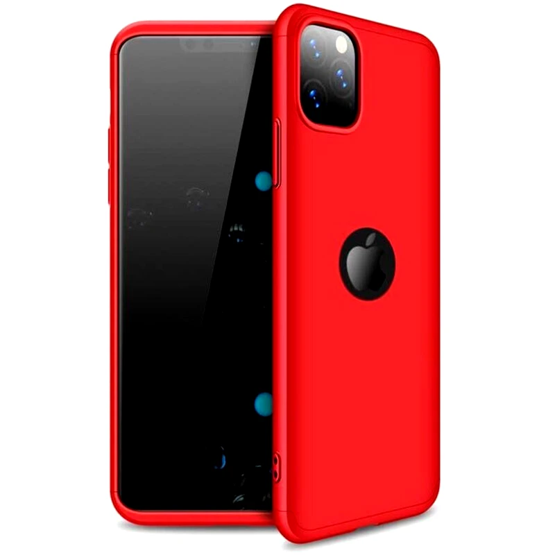 GKK Θήκη Apple iPhone 11 Pro Max - GΚΚ 360 Full Body Protection - Κόκκινο