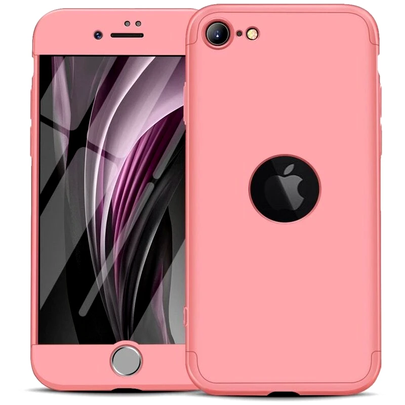 GKK Θήκη Apple iPhone SE 2020/SE 2022 - GΚΚ 360 Full Body Protection - Ροζ Χρυσό