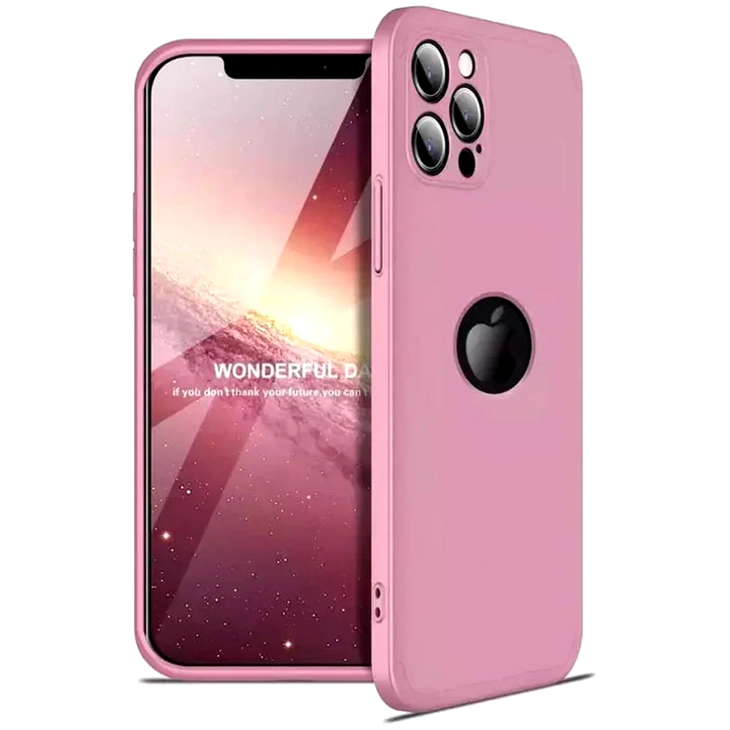 GKK Θήκη Apple iPhone 12 Pro - GΚΚ 360 Full Body Protection - Ροζ Χρυσό