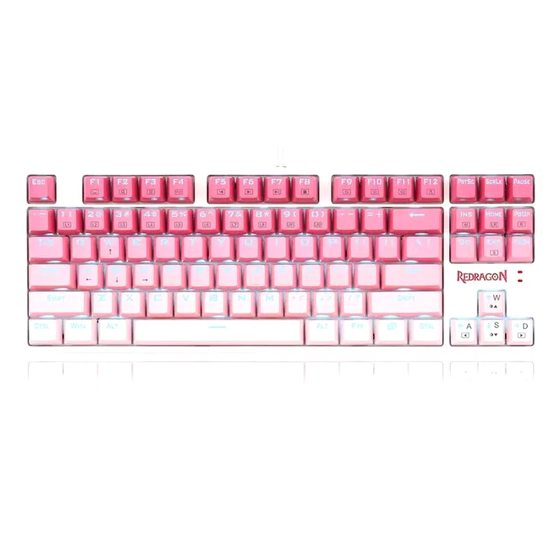 REDRAGON Redragon K645 Gaming Ενσύρματο Πληκτρολόγιο με RGB Φωτισμό Ροζ (US)