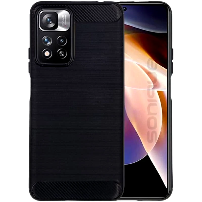 SONIQUE Θήκη Xiaomi Redmi Note 11 Pro Plus 5G - Sonique Carbon Brushed - Μαύρο