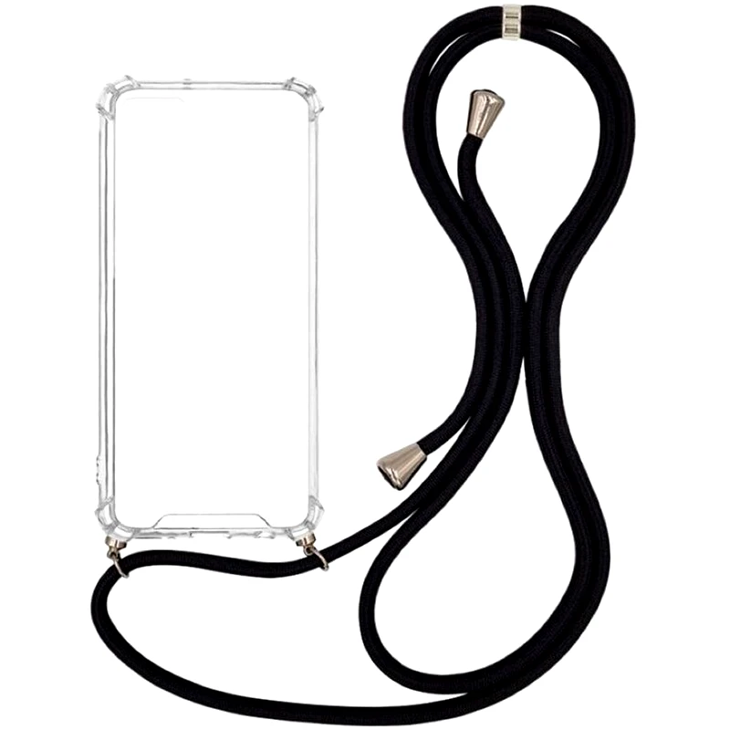 SONIQUE Θήκη Xiaomi Xiaomi 12X 5G - Sonique Armor Clear Με Κορδόνι - Μαύρο