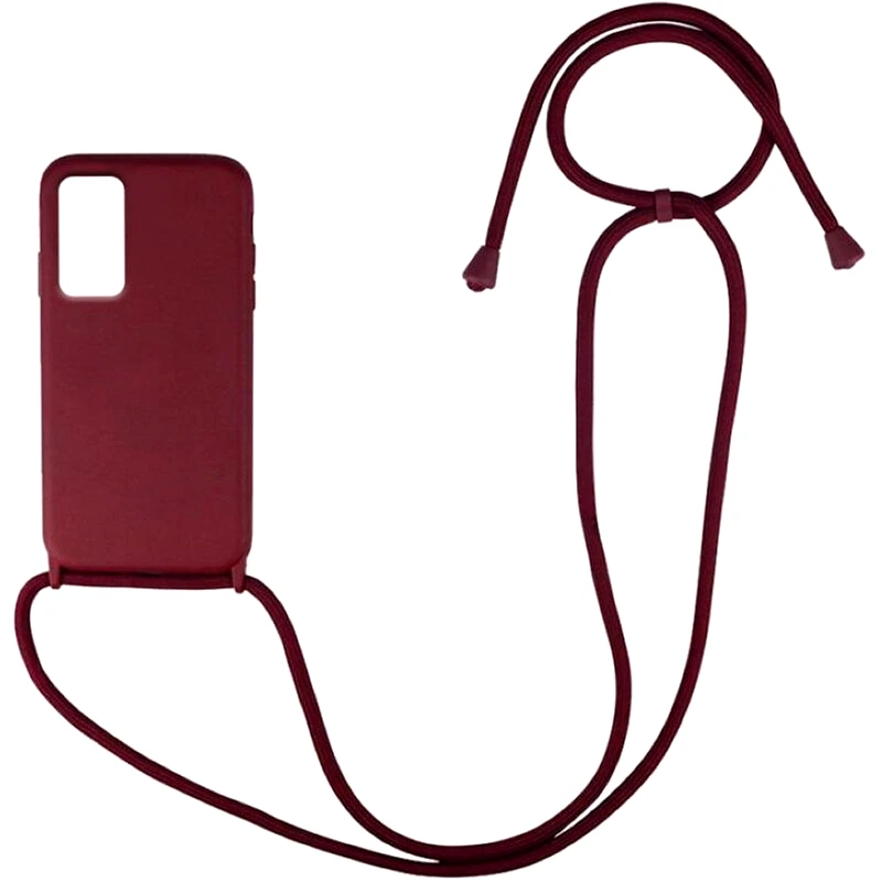 MY COLORS Θήκη Xiaomi Xiaomi 12X 5G - My Colors Carryhang Με Κορδόνι - Μπορντό