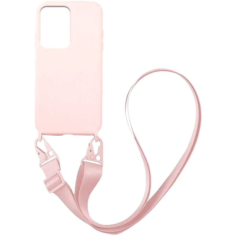 SONIQUE Θήκη Xiaomi Redmi Note 10s - Sonique Armor Clear Με Κορδόνι - Ροζ