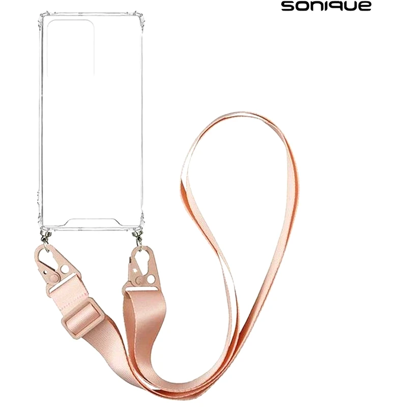 SONIQUE Θήκη Xiaomi Redmi Note 12 5G - Sonique Armor Clear Με Κορδόνι - Κίτρινο