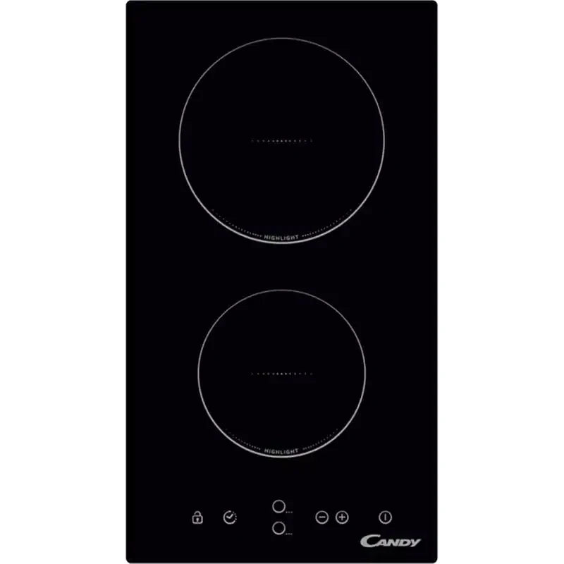 CANDY CANDY CDH30 28.8 cm Μαύρο Εστία Κεραμική Domino Αυτόνομη