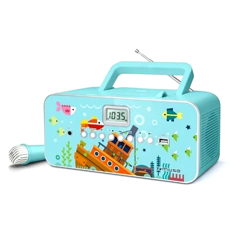MUSE Φορητό Radio/CD Muse M-29KB Kids - Μπλε