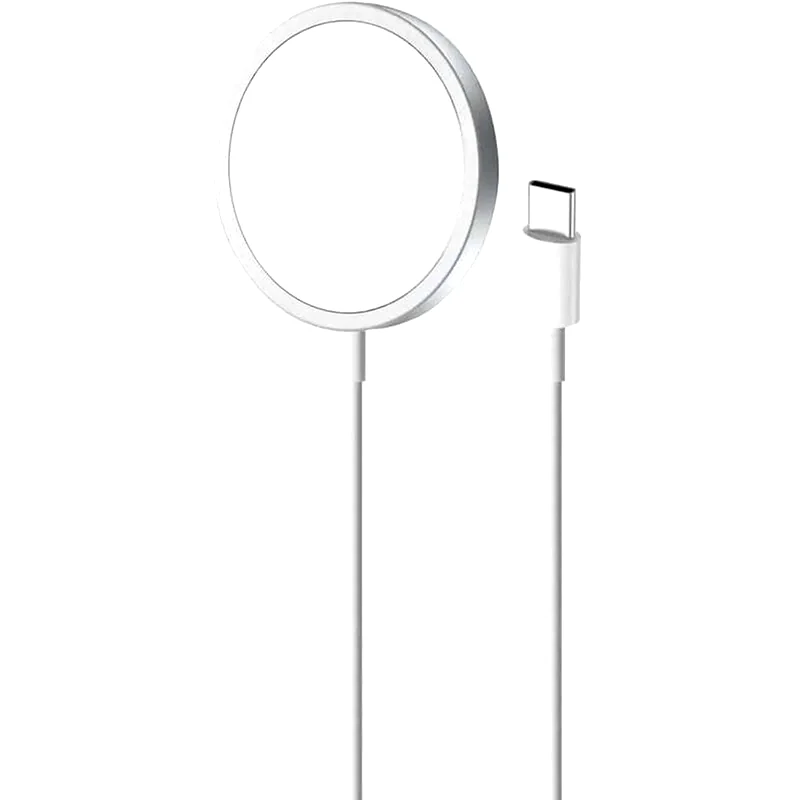 PURO Ασύρματος Φορτιστής Puro Magnetic Charging Cable MagSafe 3A 15W Usb-C 1m - White