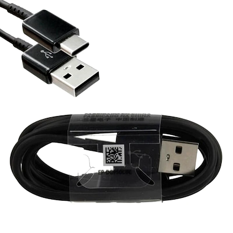 SAMSUNG Καλώδιο δεδομένων Samsung Ep-dg950cbe S8 Usb to Usb-C 1.2m Bulk - Black