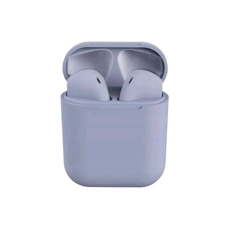 SPM Ασύρματα Ακουστικά Bluetooth Με Βάση Φόρτισης I12 Tws Χρώματος Γκρι Spm I12-grey