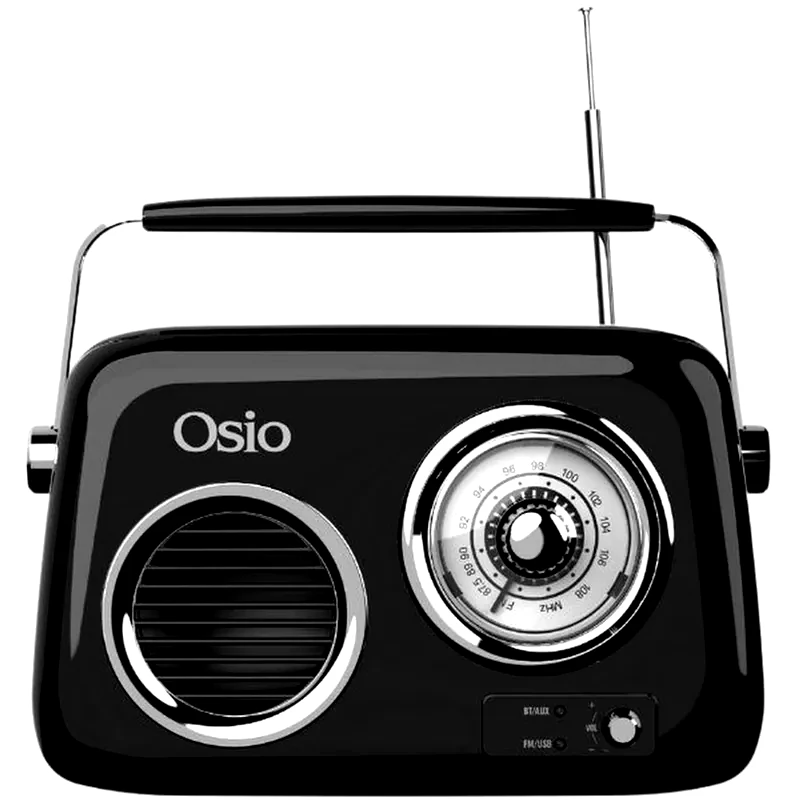 OSIO Φορητό Radio Osio OPR-3040B - Μαύρο