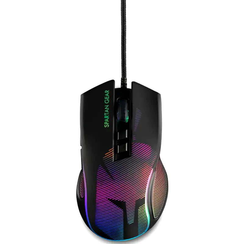 SPARTAN GEAR Spartan Gear Agis Gaming Ενσύρματο Ποντίκι - Μαύρο