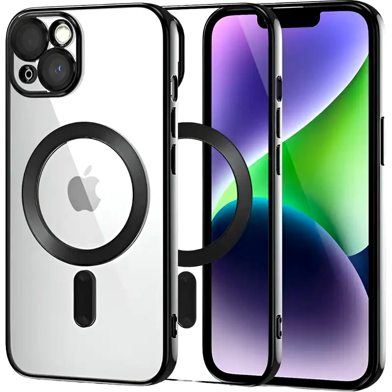 TECH-PROTECT Θήκη Apple iPhone 14 - Tech-Protect MagShine MagSafe με πλαίσιο κάμερας - Black