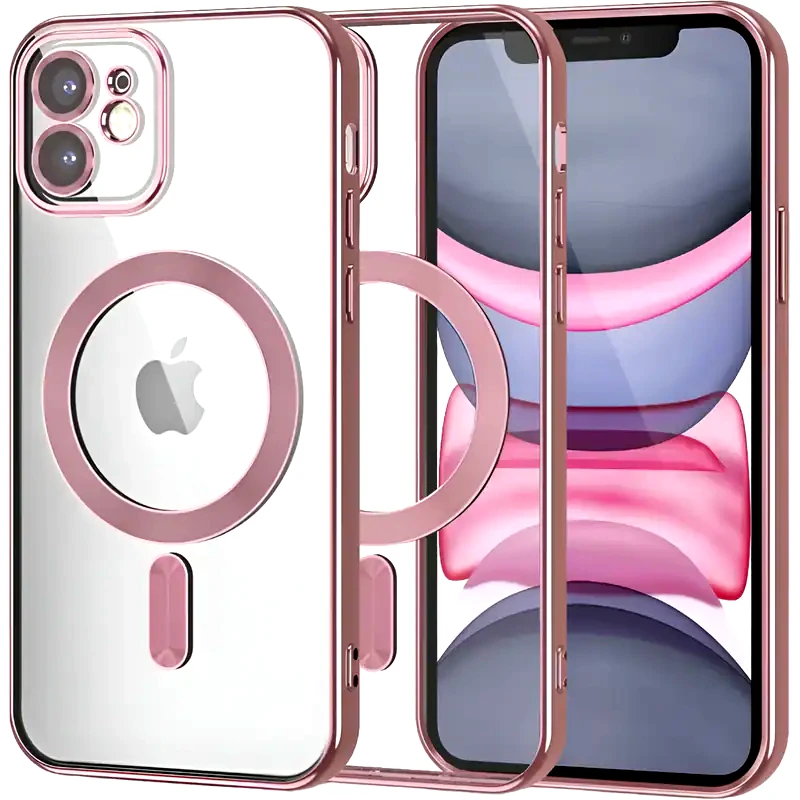 TECH-PROTECT Θήκη Apple iPhone 11 - Tech-Protect MagShine MagSafe με πλαίσιο κάμερας - Rose Gold