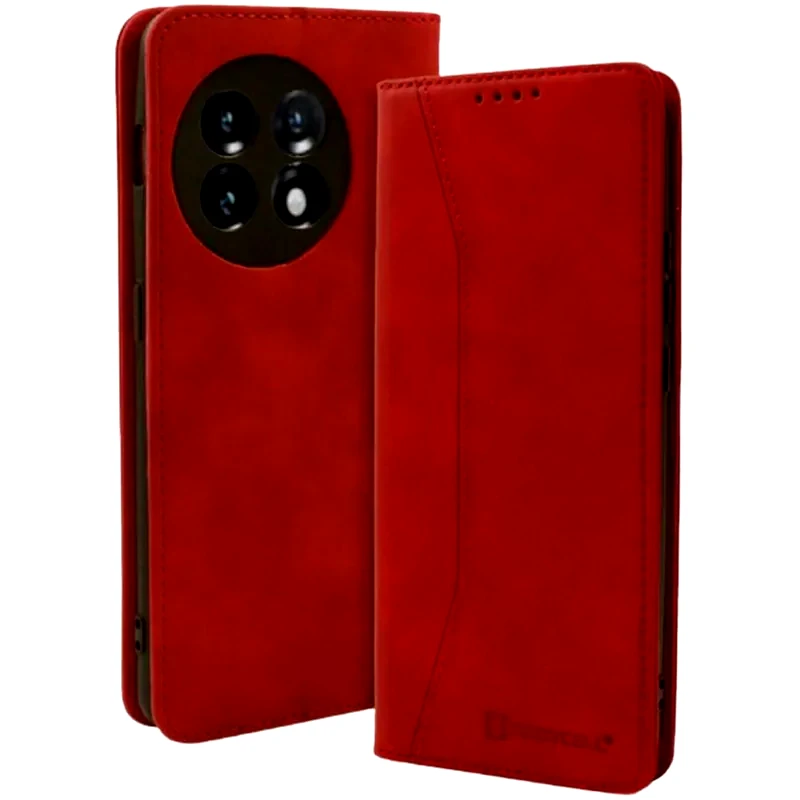 BODYCELL Θήκη Oneplus 11 - Bodycell Wallet Case - Red