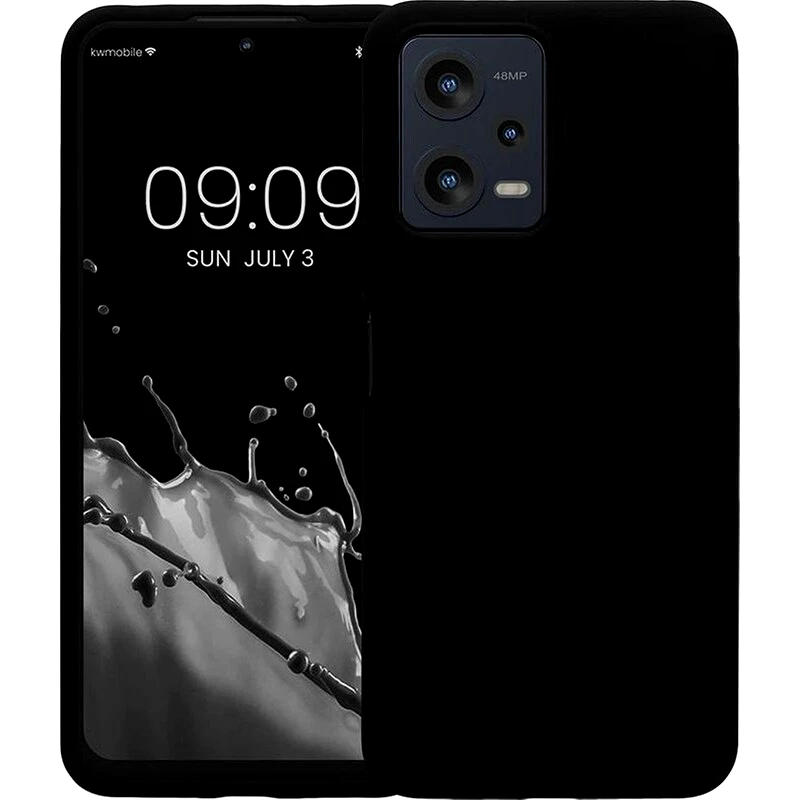 KWMOBILE Θήκη Xiaomi Redmi Note 12 5G / Poco X5 - Kwmobile Flexible Rubber Cover F11 - Μαύρο