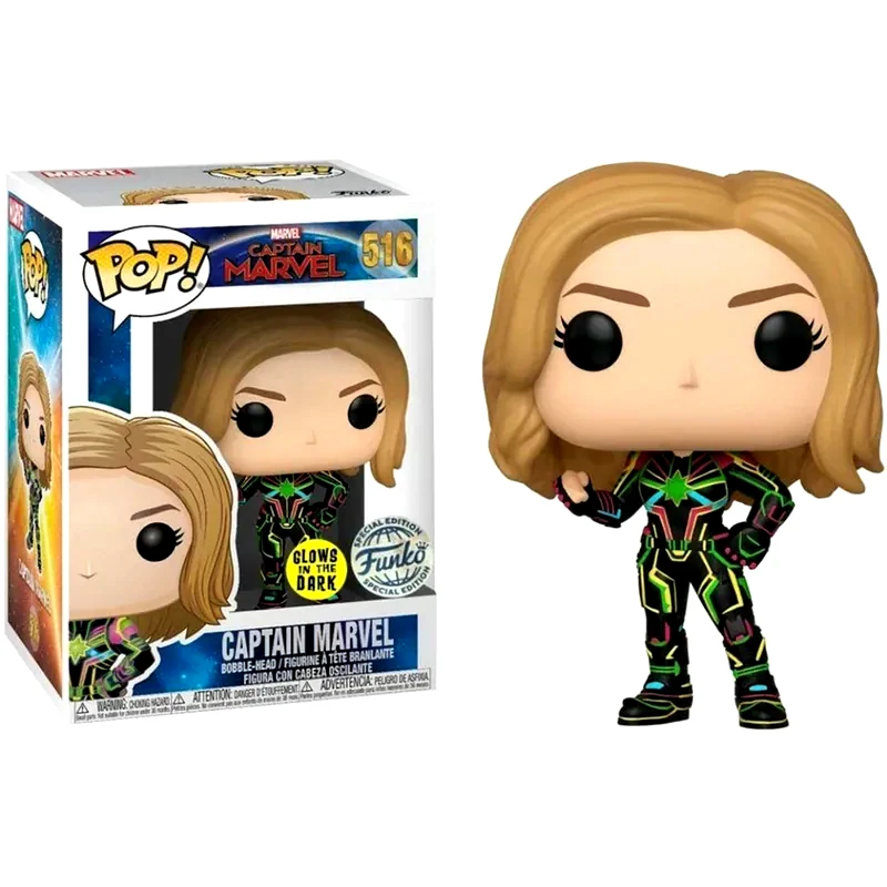 FUNKO Funko Pop! Marvel - Captain Marvel Neon Suit #516