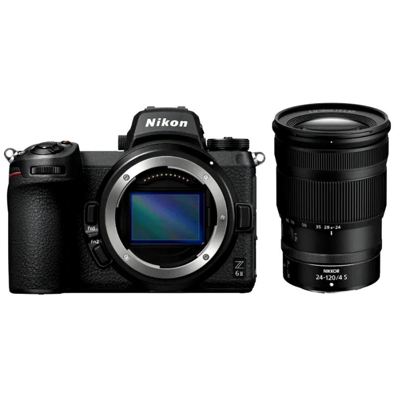 NIKON Φωτογραφική Μηχανή Mirrorless Nikon Z 6II Kit 24-120mm f/4 S - Μαύρο
