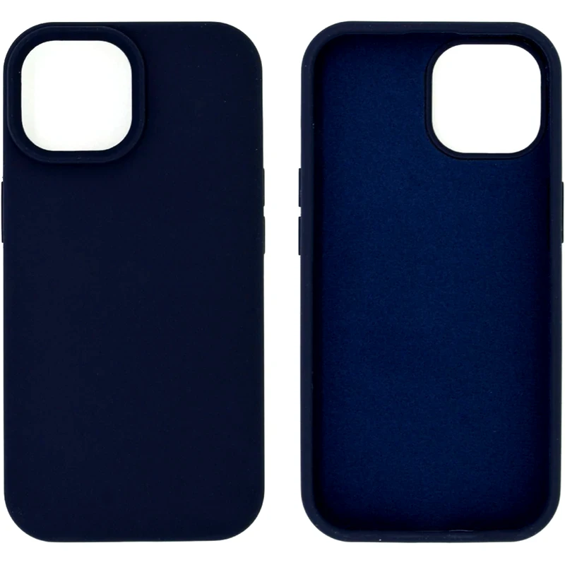 ANCUS Θήκη Apple iPhone 15 - Ancus Silicon Liquid - Σκούρο Μπλέ