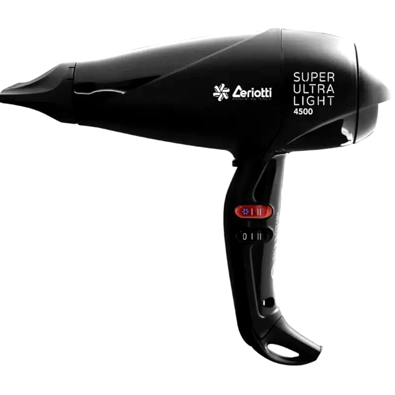 CERIOTTI Σεσουάρ Μαλλιών CERIOTTI Super Ultra Light 4500 Hair Dryer 2500 W Μαύρο