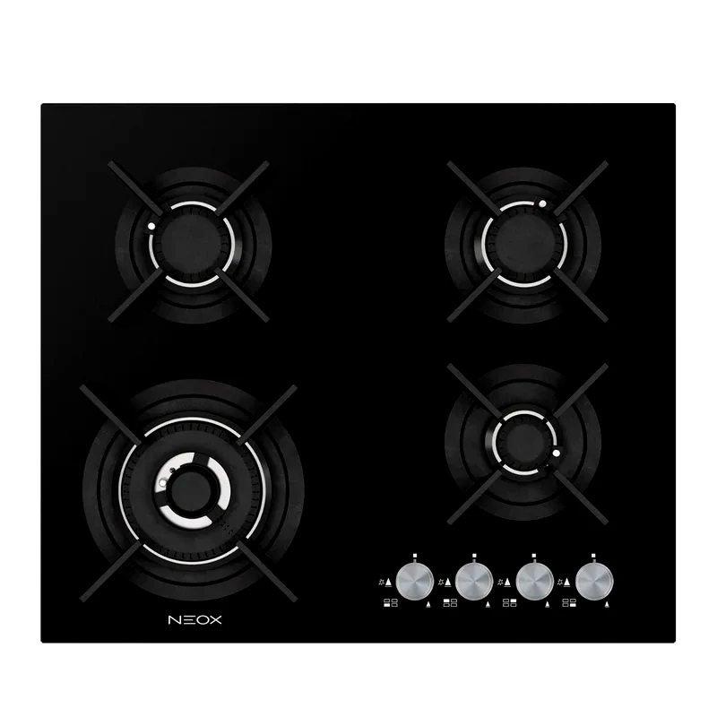 NEOX NEOX CL604VTIL (GPL) 60 cm Μαύρο Εστία Υγραερίου Αυτόνομη