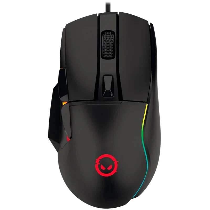 LORGAR Lorgar Jetter 357 RGB Gaming Ενσύρματο Ποντίκι - Μαύρο