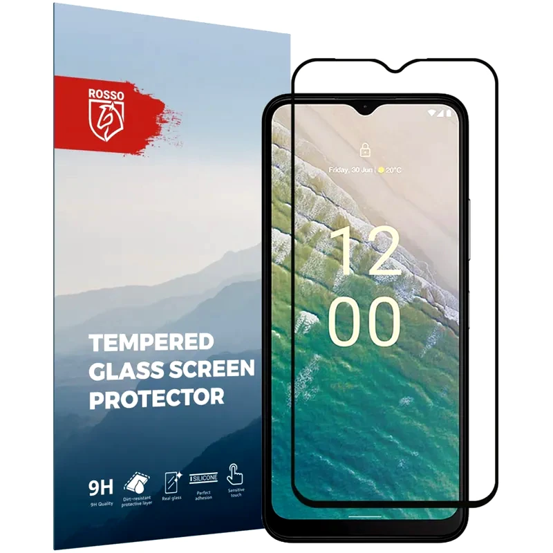 Προστατευτικό Οθόνης Nokia C32 - Rosso Tempered Glass FullFace Rosso Tempered Glass