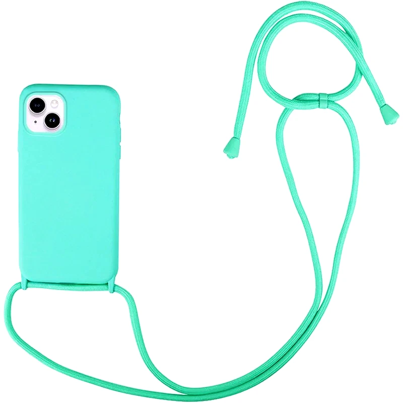 MY COLORS Θήκη Apple iPhone 14 - My Colors με Κορδόνι Carryhang - Γαλάζιο