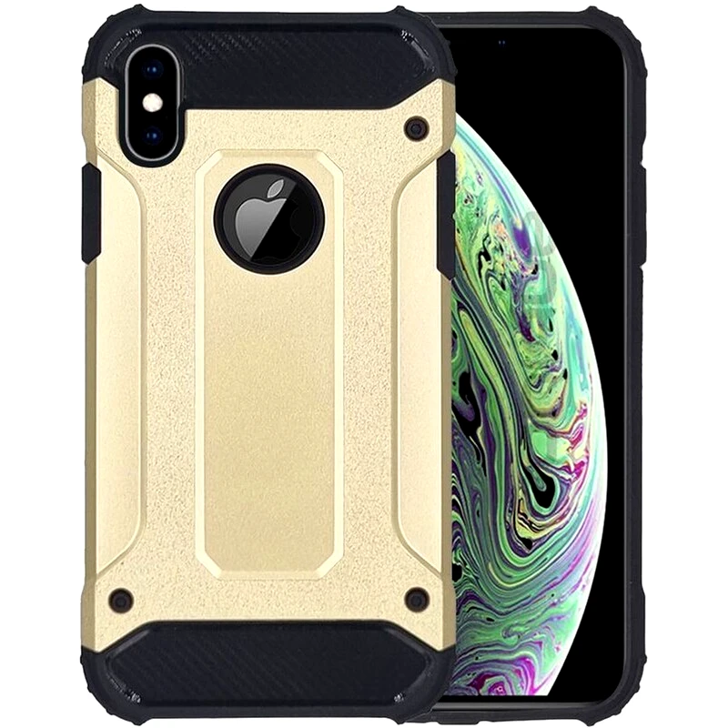 SONIQUE Θήκη Apple iPhone X / iPhone XS - Sonique Heavy Armor - Χρυσό