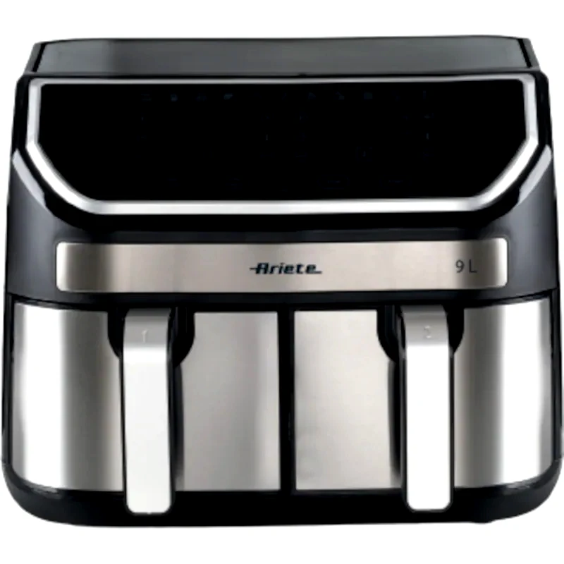 ARIETE ARIETE Dual 4625 με Διπλό Αποσπώμενο Κάδο 2100 W 9 L Ασημί Φριτέζα Αέρος