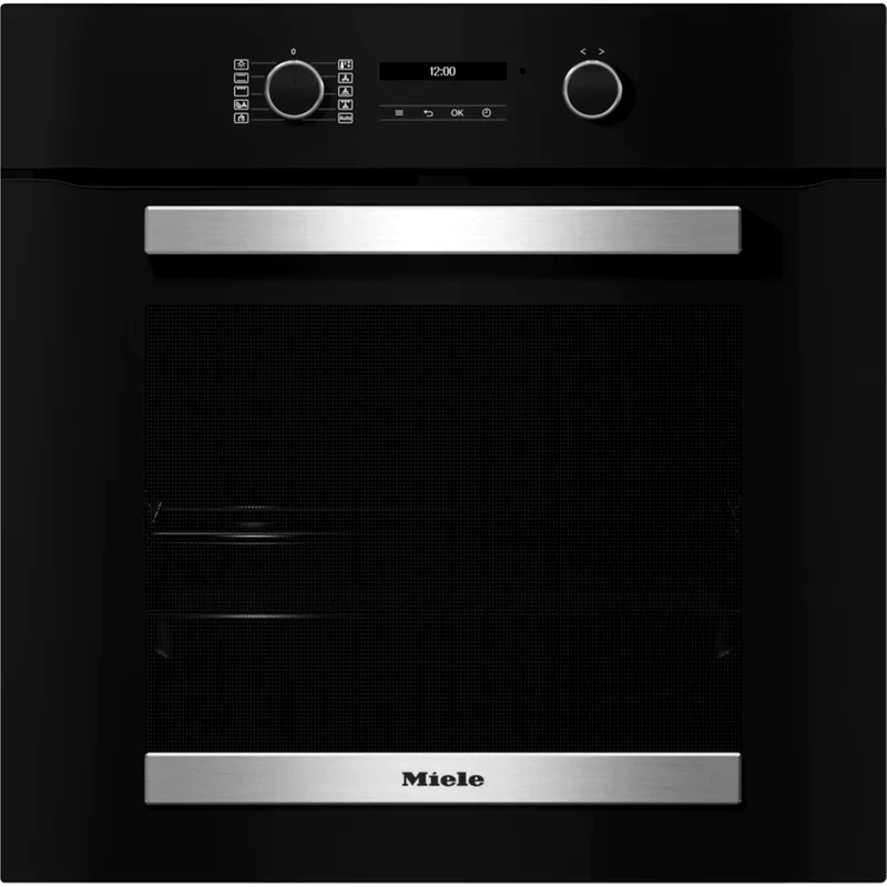 MIELE MIELE H 2467 BP ACTIVE 76 Lt Μαύρο Εντοιχιζόμενος Φούρνος Άνω Πάγκου